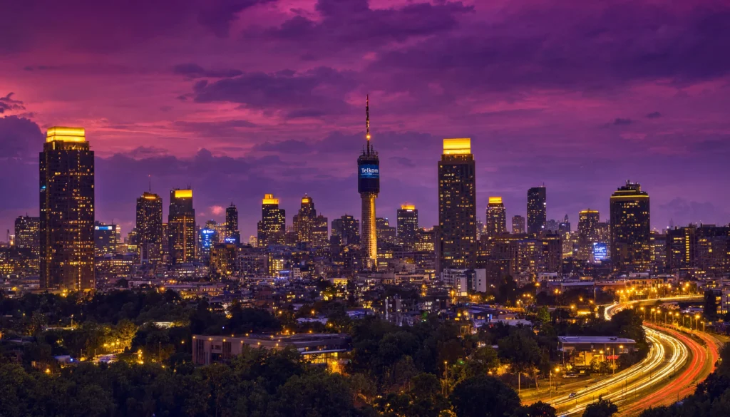 Johannesburg Skyline at Night