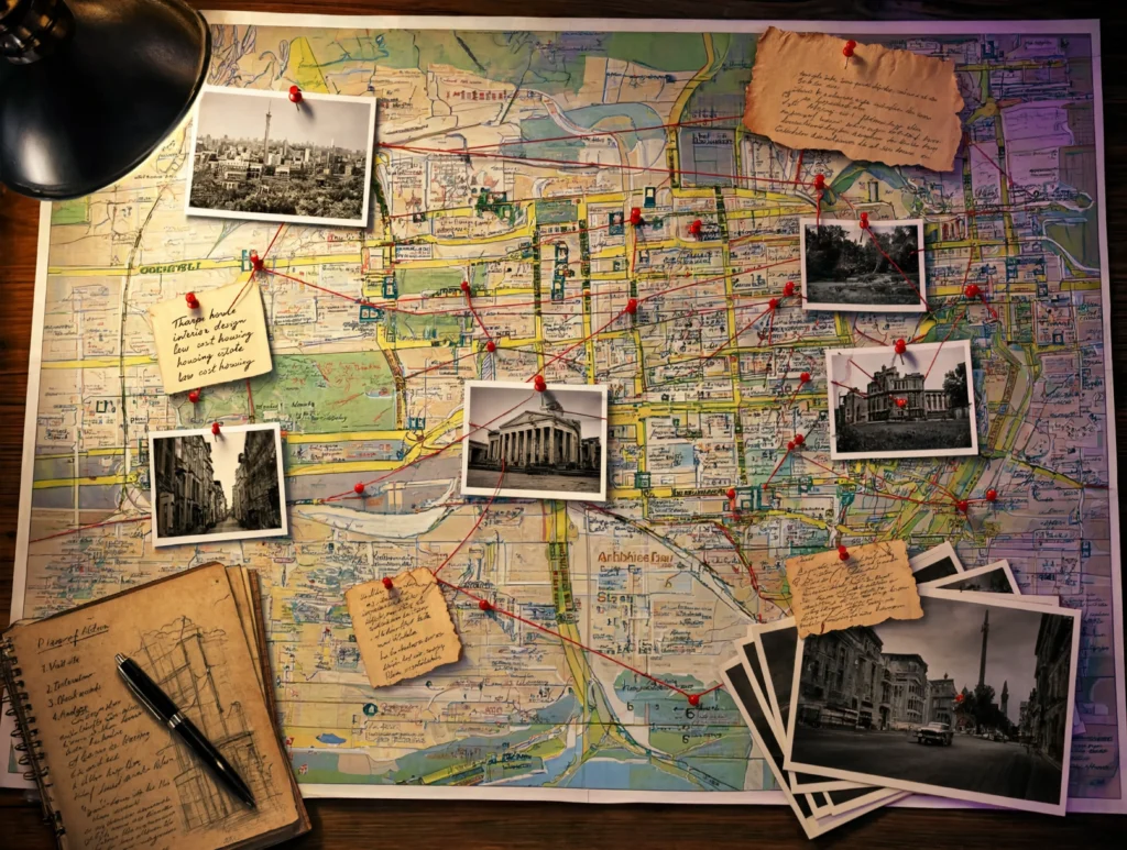 Surveillance Notes and Map