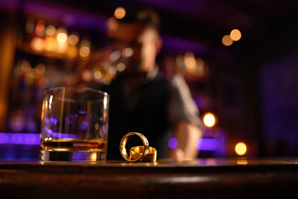 Wedding Ring Removed on Bar