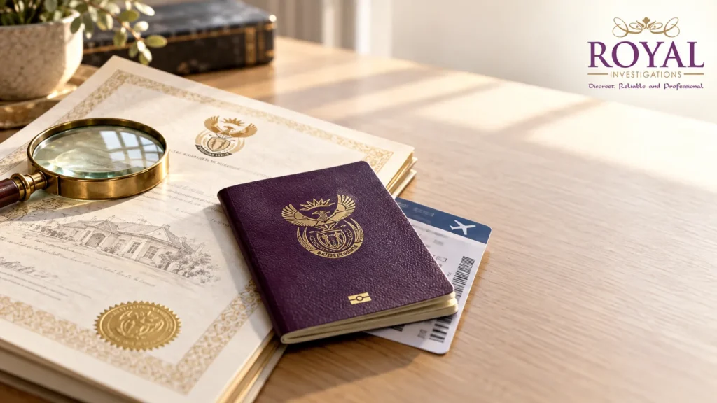 South African Property Deed and Passport-1